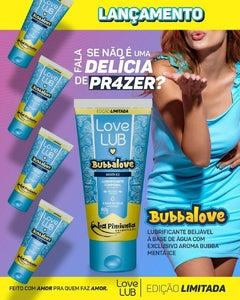 Lubrificante Íntimo Love Lub Bubbalove 60g MENTA ICE La Pimienta