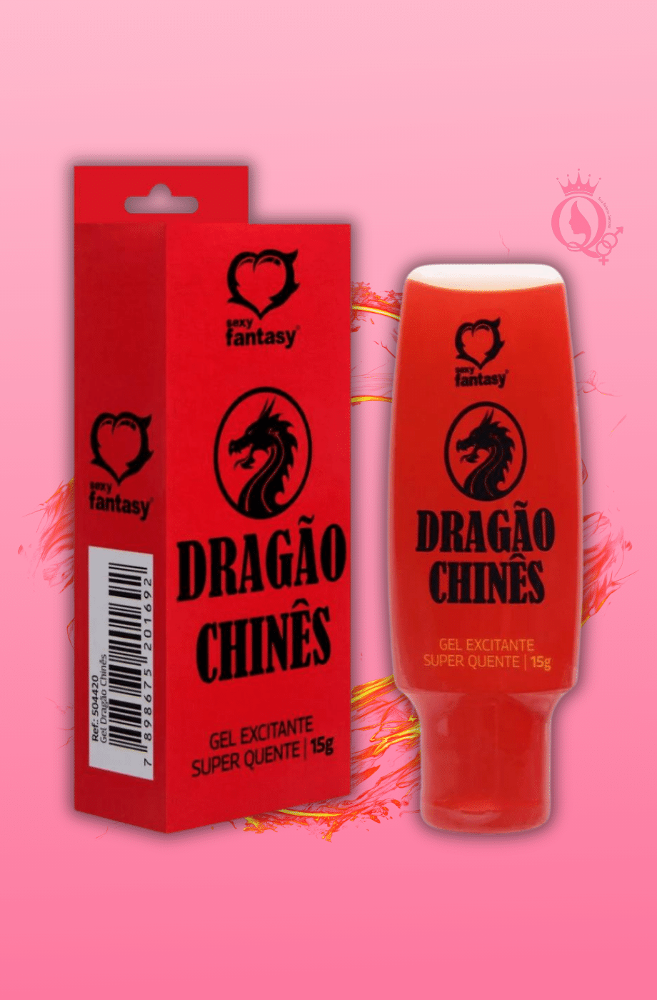 Gel Excitante Unissex Dragão Chinês 15g Sexy Fantasy