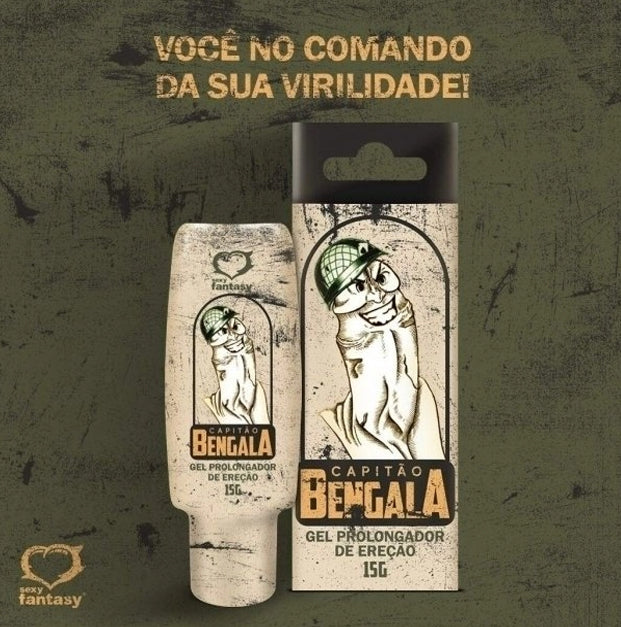 Gel Retardante Masculino Capitão Bengala Sexy Fantasy