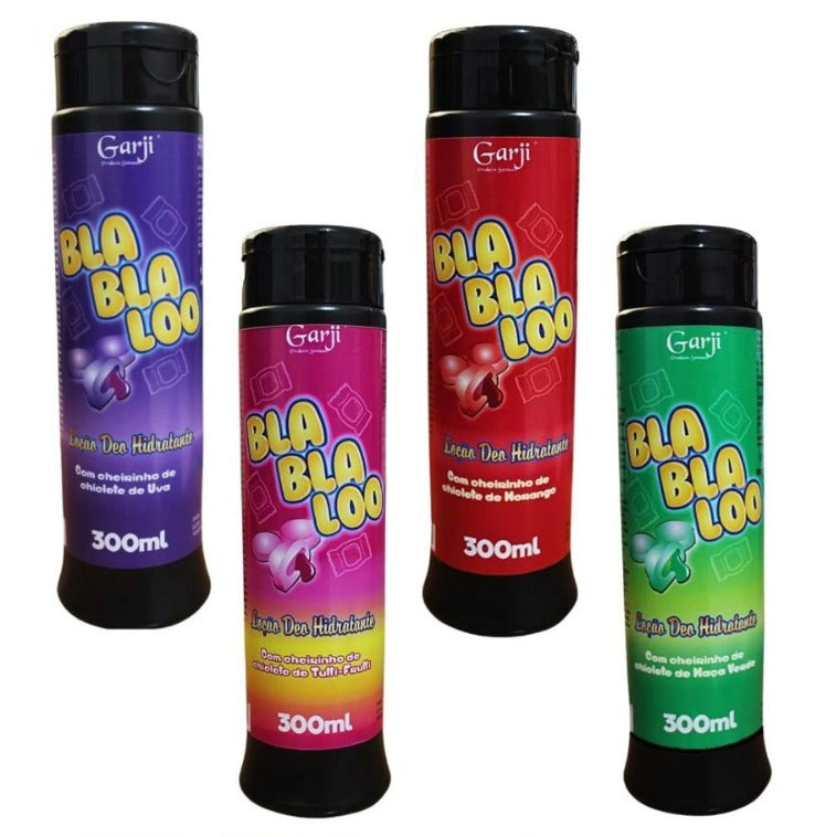 Loção Hidratante Bla Bla Loo 300ml Garji - Sabor MORANGO