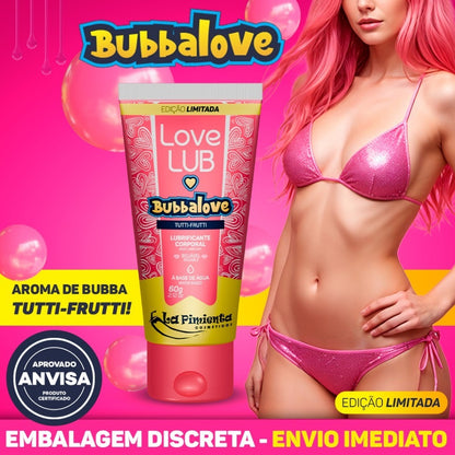 Lubrificante Íntimo Love Lub Bubbalove 60g TUTTI-FRUTTI La Pimienta