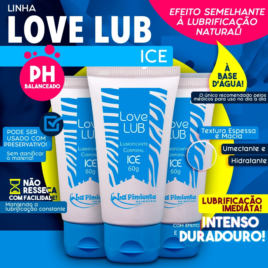 Lubrificante ICE 60g - Love Lub