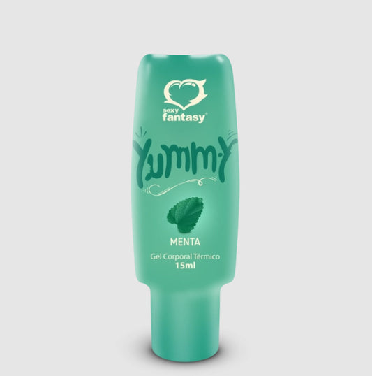 Yummy Gel Térmico Comestível 15 ml Sexy Fantasy SABOR MENTA