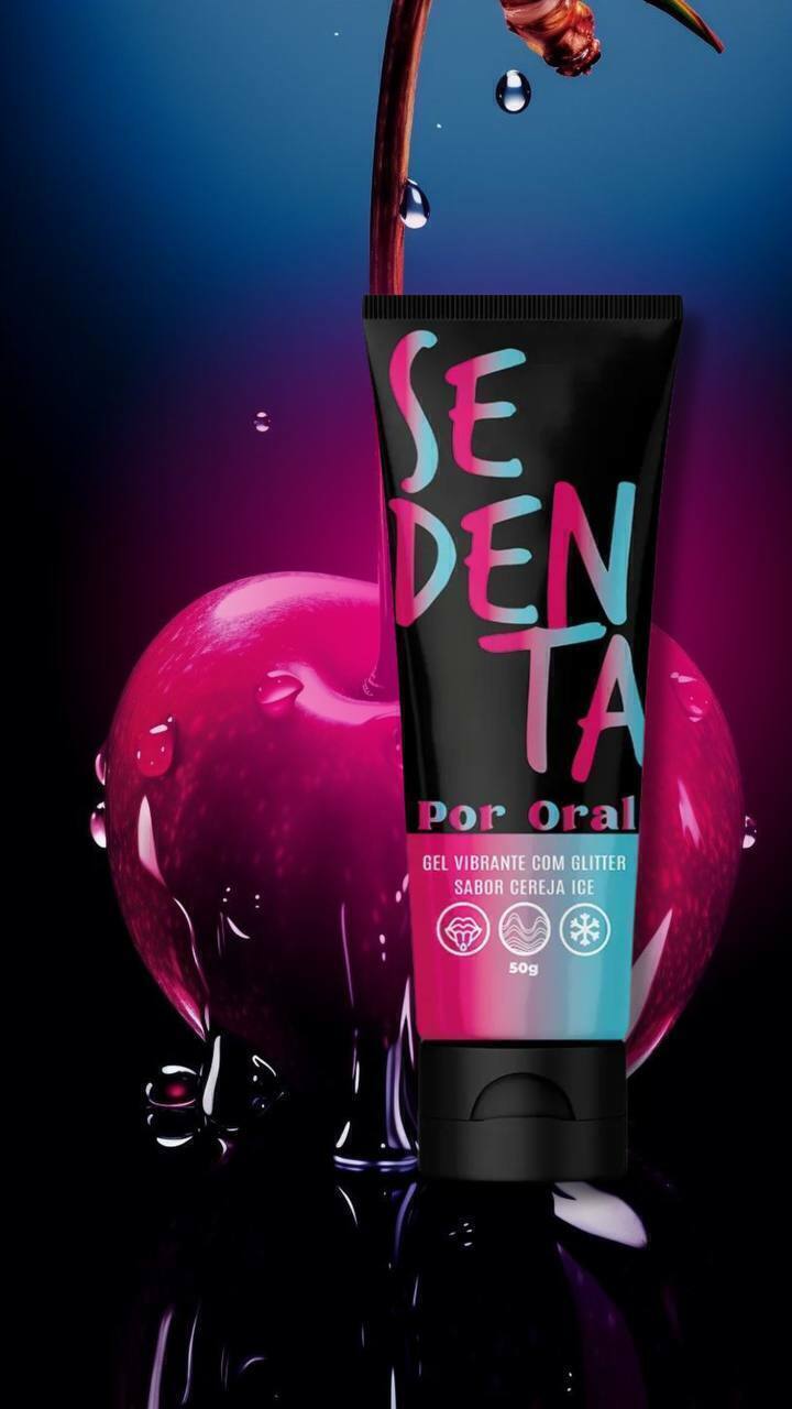 SEDENTA - EDIÇÃO ESPECIAL - GEL COMESTÍVEL 50g - SABOR CEREJA ICE