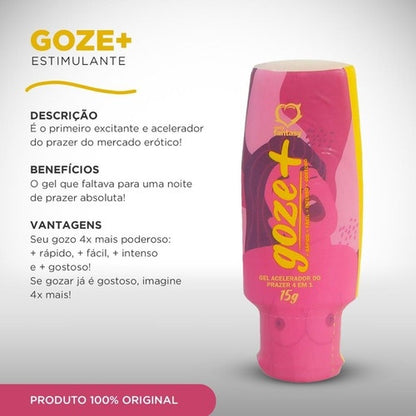 GOZE+ 4 EM 1  - RÁPIDO, FÁCIL, INTENSO, GOSTOSO.